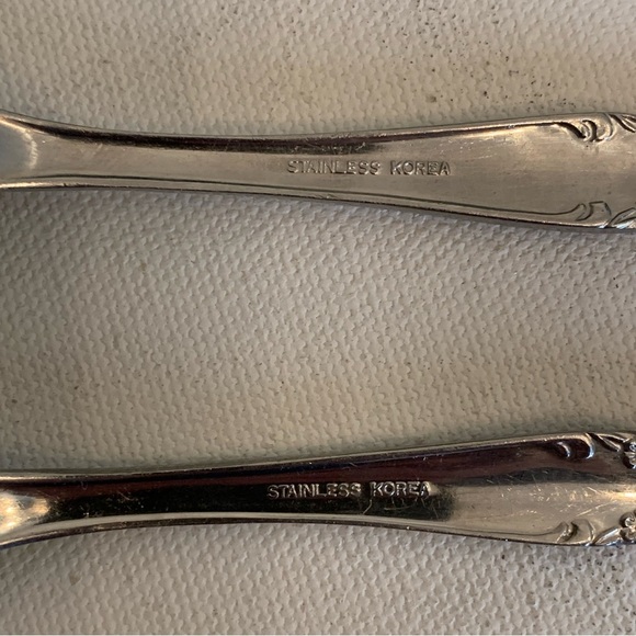 5 Unbranded KOREA Stainless Steel Spoons Teaspoons Similar to Fenway Daydream 6 - Picture 7 of 10